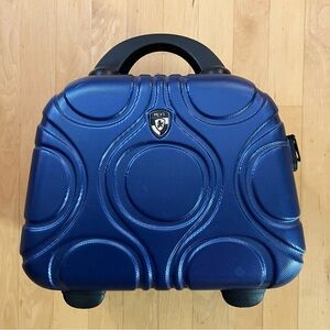 Heys hardside train case beauty cosmetics small carry-on suitcase